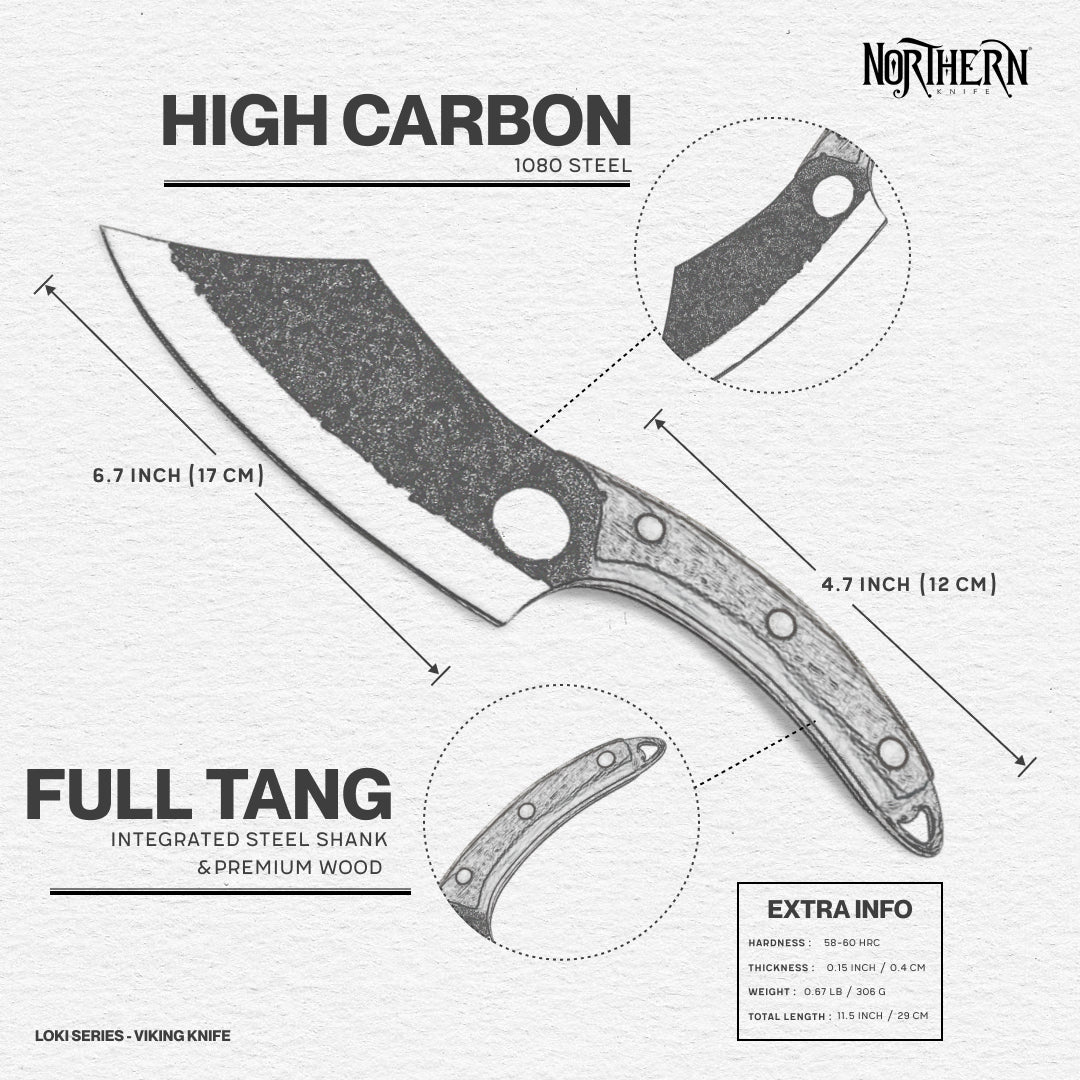 Scandinavian Knife - Loki Series